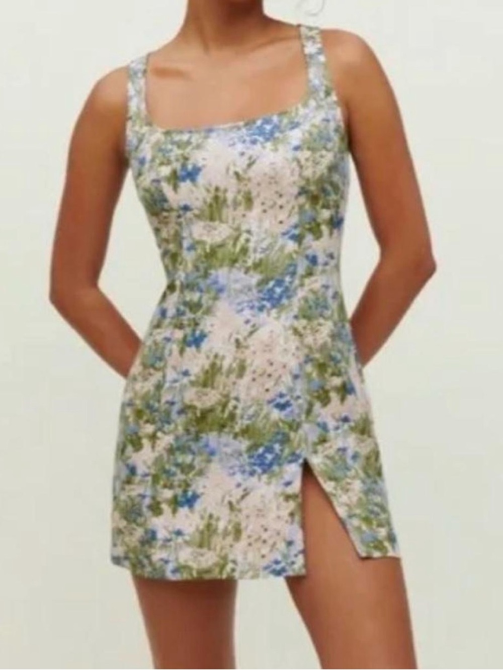 floral mini dress